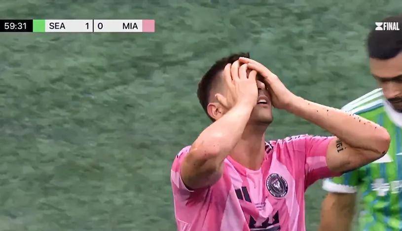 梅西47冠梦碎夜！5大缺点揭开迈阿密伤疤，第3点最让球迷意难平